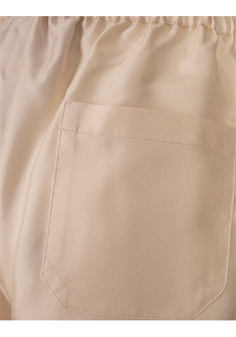 Cobra Placée Red in Silk Twill Palazzo Shorts LA DOUBLE J | TRO0163-SIL006COB01RE01